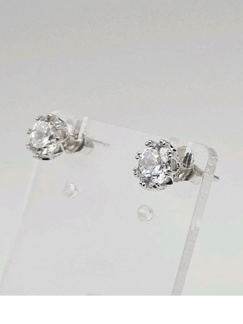 Tacori Cubic Zirconia sterling silver stud earrings